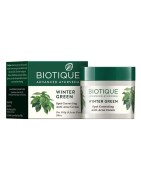 Biotique Bio Clove Face Pack 75g, Bio Neem Face Wash 150ml, Bio Winter Green Cream 15g & Bio Chlorophyll Anti Acne Gel 50g